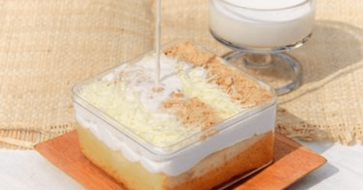 Resep Milk Bath Tres Leches Kekinian Lembut Manis